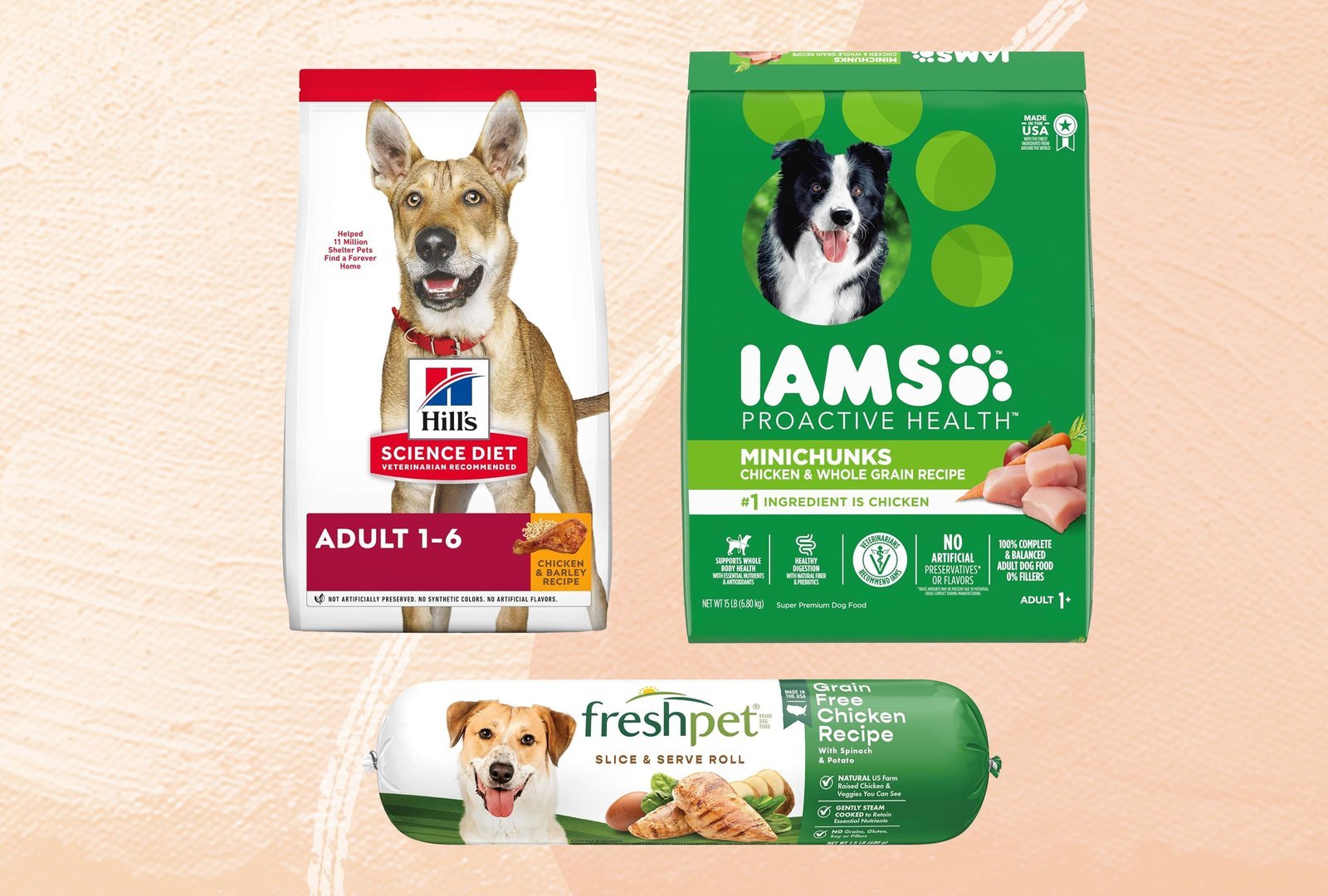 Mixing new and old dog food during a dietary transition period.