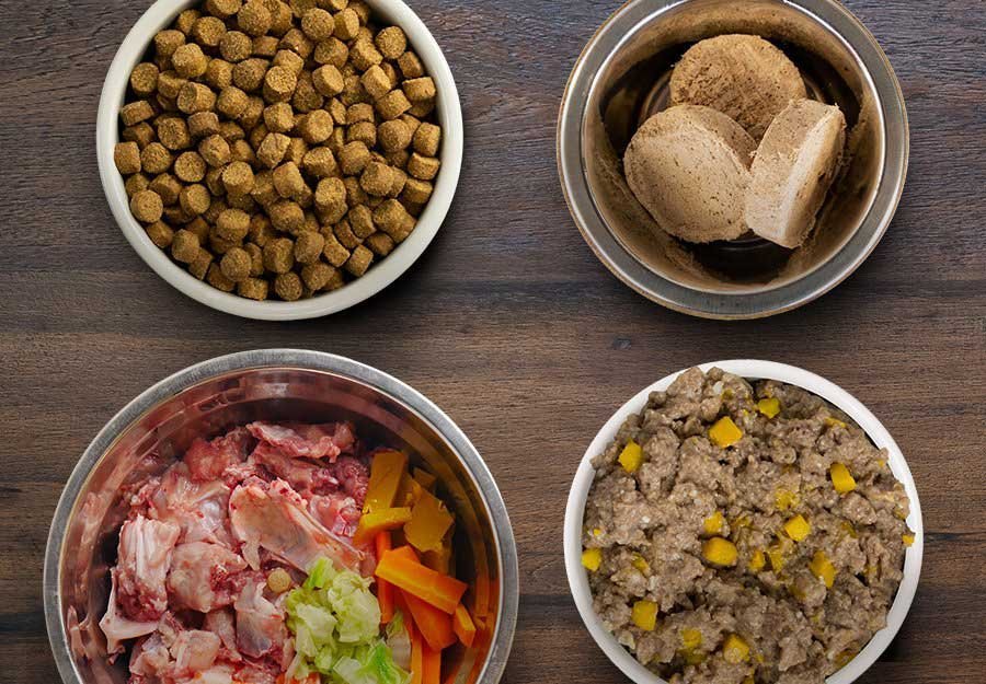Hands carefully dicing lean chicken into small cubes for safe dog consumption.